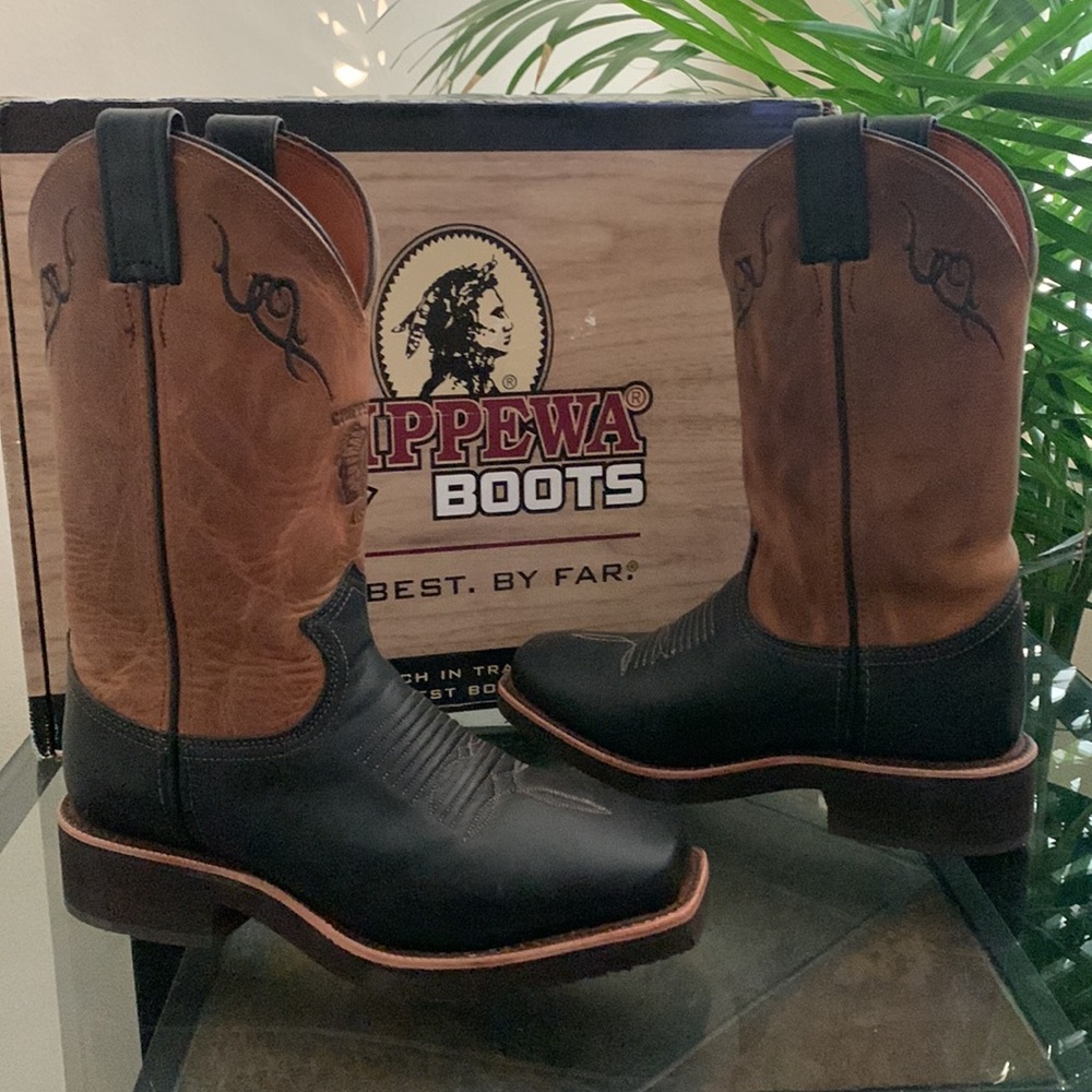 CHIPPEWA Wellington Western Cowgirl Boots